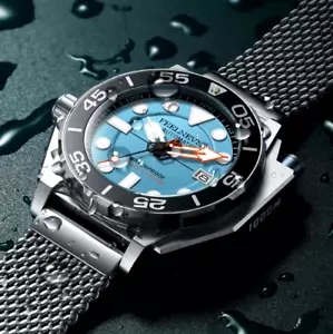 FeelNever Automatik Herrenuhr Luxus Stahl Taucheruhren für Männer Leuchtuhr - Bild 1 von 10