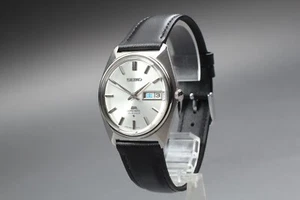*Serviced* Seiko Lord Matic 5606-7000 Silver Dial Day Date Automatik Herrenuhr - Bild 1 von 10