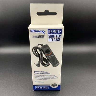 Ultimaxx UM-RS-60E3 Remote Shutter Release For Canon Samsung Pentax Sigma - Image 1 of 4