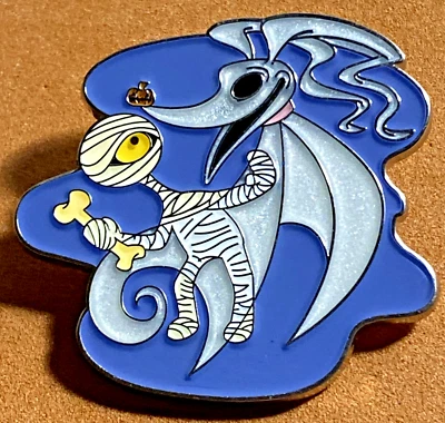 DISNEY WDW 2023 PESADILLA ANTES DE NAVIDAD MOMIA SOSTENIENDO HUESO PARA PIN CERO Foto 1 de 2