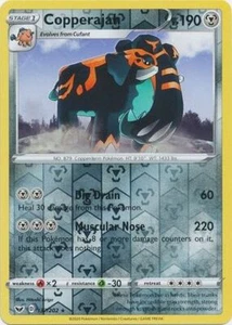 Pokemon Sword & Shield Base Copperajah Rare Reverse Holo 137/202 - Picture 1 of 1