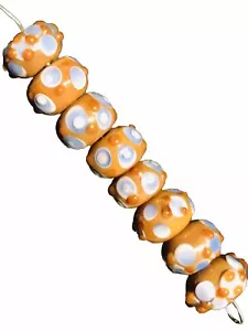 Lampwork Bumpie Beads 14mm Qty:6 - Picture 1 of 1
