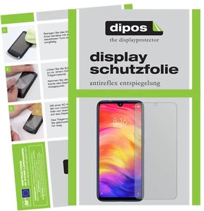 3+3x Pantalla para Xiaomi Redmi Note 7 Pro Protector de protectores mate dipos - Imagen 1 de 6