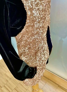 Top Pailliettenweste, roségold Club-Wear, sensationell!One Tea Spoone, Amsterdam - Bild 1 von 8