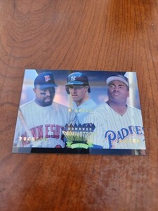 1995 Donruss Dominators #9 Gwynn Puckett O'Neill Twins Yankees Padres