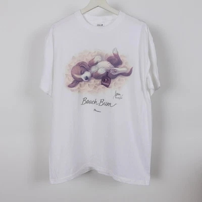 Vintage Bob Harrison Beach Bum Puppy Dog Large Tanning Lotion Puppytan Vtg Large - Image 1 of 4