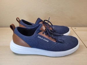 Zapatillas deportivas Cole Haan para hombre talla 9,5 Grandsport Motion azul marino tejidas - Imagen 1 de 9