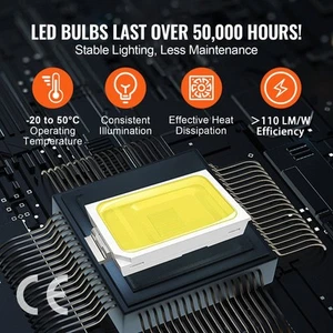 Hexagon Garage LED Ceiling Lights 86400LM Honeycomb Design Bright Shop Lighting - Picture 1 of 8