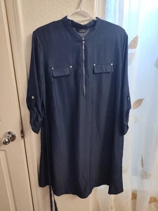 womens denim dress large - Picture 1 of 7