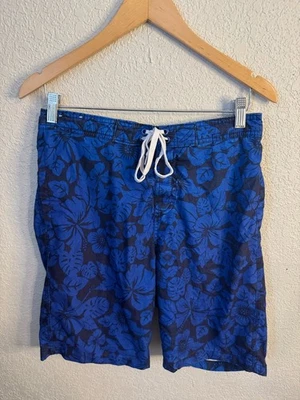 Bañador Merona azul floral para hombre talla pequeña Foto 1 de 4