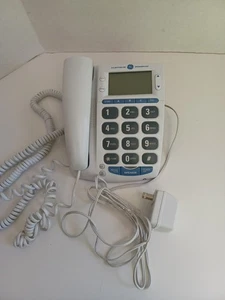 GE Großtasten Freisprecheinrichtung mit Anklopfen Anruferkennung Netzkabel 29369GE1 - EUC - Bild 1 von 4