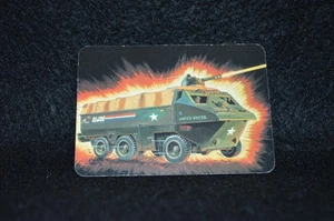 1986 Hasbro GiJoe Action Card #38 Amphibious Personnel Carrier (APC) Very Nice ! - Picture 1 of 3