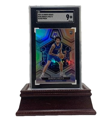 Dereck Lively II 2023-24 Panini Mosaic No. 248 Silver Prizm SGC 9 Mint - Image 1 of 4