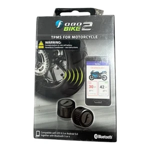 FOBO Bike 2 Tire Pressure Monitoring System for Motorcycle iOS/Android Silver - Picture 1 of 4