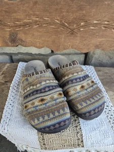 Taos Tabitha Mules ciabatte donna maglia maglione raccolta scarpe slip on taglia 8 - Foto 1 di 13