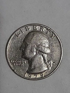 1979 Quarter Filled Mint Mark D error ~Circulation Condition - Picture 1 of 4