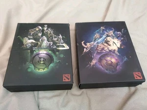 Lot Of 2 Aegis Shield - DOTA 2 The International Championship 2018 & 2019 Metals - Picture 1 of 9