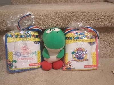 Camiseta Super Mario World Nintendo Banpresto 1993 Talla Única NUEVA Peluche Yoshi Foto 1 de 4