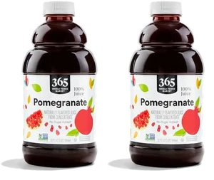 Pomegranate Juice 32 Fl Oz Pack of 2 100% Natural Flavor Healthy Beverage - Picture 1 of 12