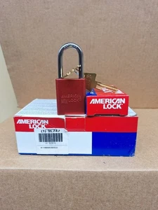 American Lock 1100 Series Padlock-A1106KAS6RED , Keyed Alike, 6-pack - Picture 1 of 1