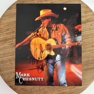 Mark Chestnut 8x10 handsigniertes echt signed Presse Werbung Promo Foto - Bild 1 von 4