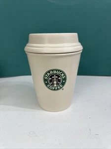 Starbucks Keramik Sirene 12oz Riesiger Kaffeebecher Keksdose Kanister & Deckel 2010 - Bild 1 von 15