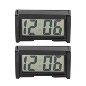 Set of 2 Mini Digital Clocks for Car Dashboard Lightweight and Functional - Picture 1 of 12
