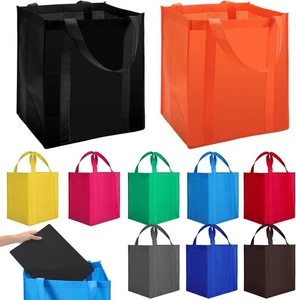 10 Pack Reusable Grocery Bags Heavy Duty,Large Foldable Shopping With... - Picture 1 of 7
