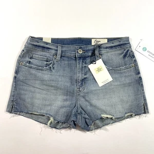 New Cosmic Blue Love Cutoff Denim Shorts Size 29 Better Days Wash Stitch Fix - Picture 1 of 6