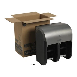 Nuevo dispensador de pañuelos Georgia Pacific compacto cuádruple de 4 rollos 56746A GP PRO sellado - Imagen 1 de 9
