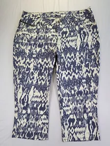 Jeans Lee donna crop 18W più sottile segreto elasticizzato stampa astratta 39 x 22 - Foto 1 di 18