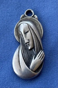 Einzigartige Vintage Hayward Sterlingsilber religiöse Ikone Charm/Anhänger •5,5 g• - Bild 1 von 6