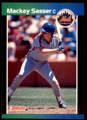 1989 Donruss Mackey Sasser A Baseball Cards #454 - Image 1 of 2