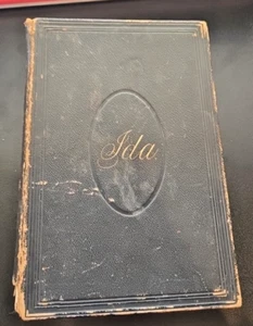 Antique Book IDA 1857 poems - Imagen 1 de 11