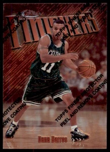 1997-98 FINEST WITH COATING DANA BARROS BOSTON CELTICS #37 - Picture 1 of 2