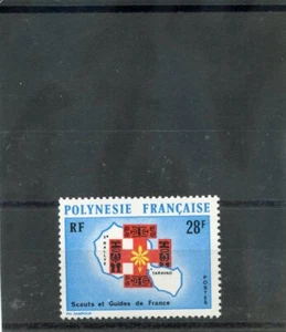 FRANZÖSISCH-POLYNESIEN SC 272 (CE 91) ** F-VF NH 1971 SCOUTS &N GUIDES OF FRANCE 36 $ - Bild 1 von 1