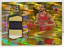 Joakim Noah 2015-16 Panini SPECTRA Gold Prizms 3 color GU Patch #'d 2/10 - BULLS