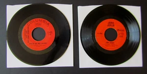 1960's (2) 45 RPM Record Singles  JANIS JOPLIN  Piece Of My Heart, Cry Baby - Picture 1 of 2