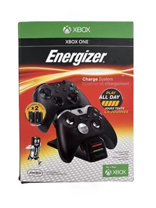 PDP Energizer Dual Controller Charging System Xbox One Black New In Open Box - Picture 1 of 2