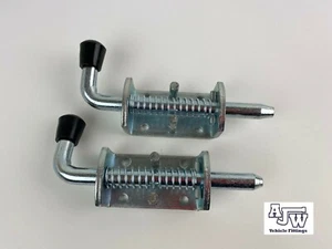 8 pernos de resorte de 12 mm 150 mm con clavija Z/P remolque caja de caballos camión puerta de cobertizo camión - Imagen 1 de 7