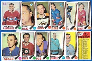 1969-70 TOPPS 69-70 NHL TARJETA DE HOCKEY 1-132 + SELLO Y ERROR + AUTÓGRAFO VER LISTA - Imagen 1 de 259