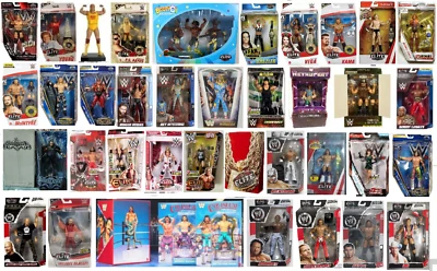 WWE ACTION FIGURE, MATTEL TOY, FIGURES ELITE ESCLUSIVE WRESTLING, NEW - Immagine 1 di 3
