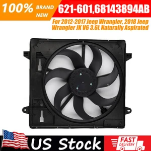 Engine Cooling Radiator Fan Assembly 68143894AB for Jeep Wrangler 2012-2018 3.6L - Bild 1 von 13