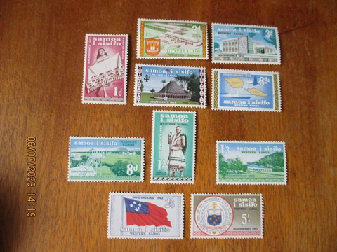 St Vincent 1962 - Independence - MH Set - Sg239 - 248 Cover