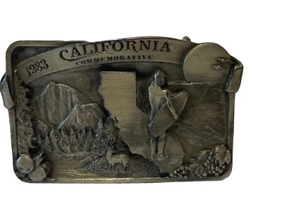 Vintage 1983 California Commemorative  Buckle Limited Edition By Arroyo Grande - Image 1 of 4