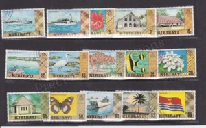 KIRIBATI SG 86-136 USED CTO STAMP SET 1981 1c-$5 DEFINITIVE ISSUE - Bild 1 von 1