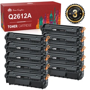 Q2612A 12A Toner Compatible for HP LaserJet 1010 1012 1022 3050 3055 Printer Lot - Picture 1 of 13