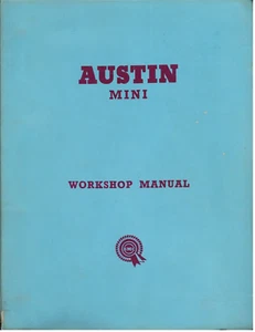 Austin Mini 850 Saloon Traveller Van & Cooper/S 1959-62 Factory Workshop Manual - Bild 1 von 1