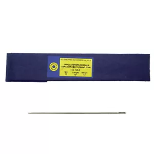 C.S. Osborne Heavy Single Round Point Needle #554, 10" Long, 12 Gauge - 12/Pk - Picture 1 of 1