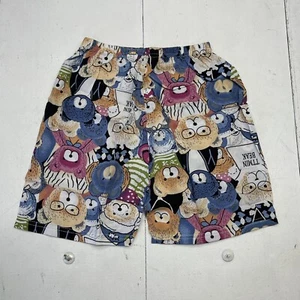 Youth Kids Blue Teddy Bear Printed Pajama Shorts Boys Size 150 12 New - Picture 1 of 5